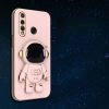 Cute Cartoon Electroplated Astronaut Phone Case For Huawei - Image 5