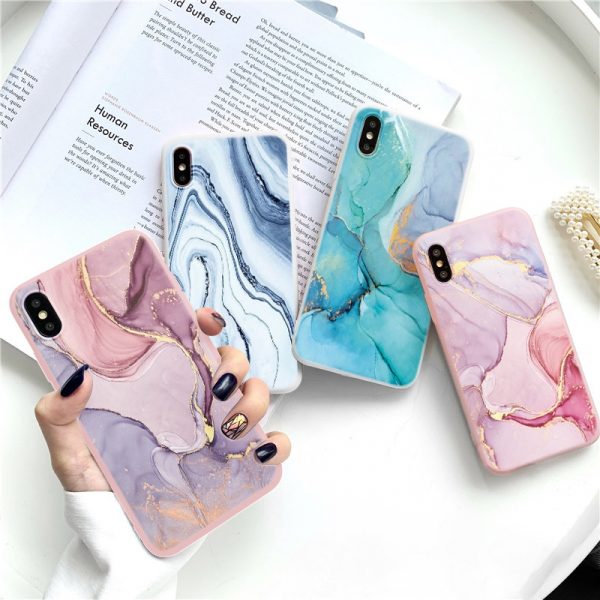 Gradual Marble Case For Huawei