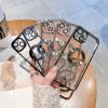 Luxury Transparent Plating Logo Hole Case for iPhone - Image 6
