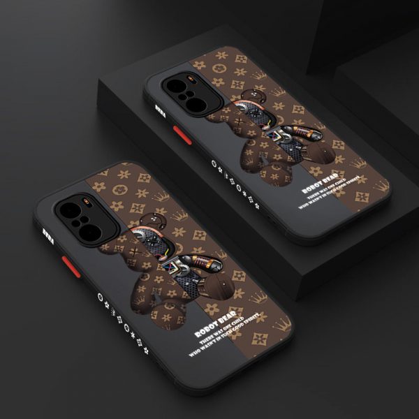 Mechanical Bear Hard Matte Back Case For Xiaomi