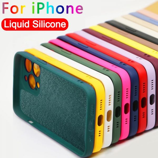 Liquid Silicone Soft Case for IPhone