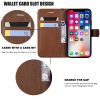 PU Leather Flip Wallet Case For Huawei - Image 3