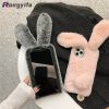 Plush Fur Rabbit Soft Case For Samsung - Image 2